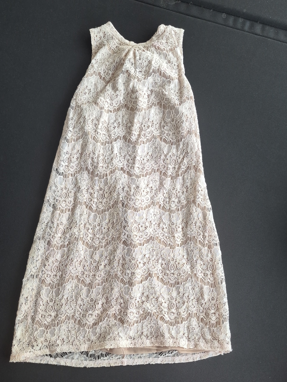 Fire Los Angeles Cream Lace A-Line Dress